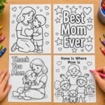 Happy Mothers Day Coloring Pages