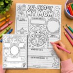 mothers day coloring page